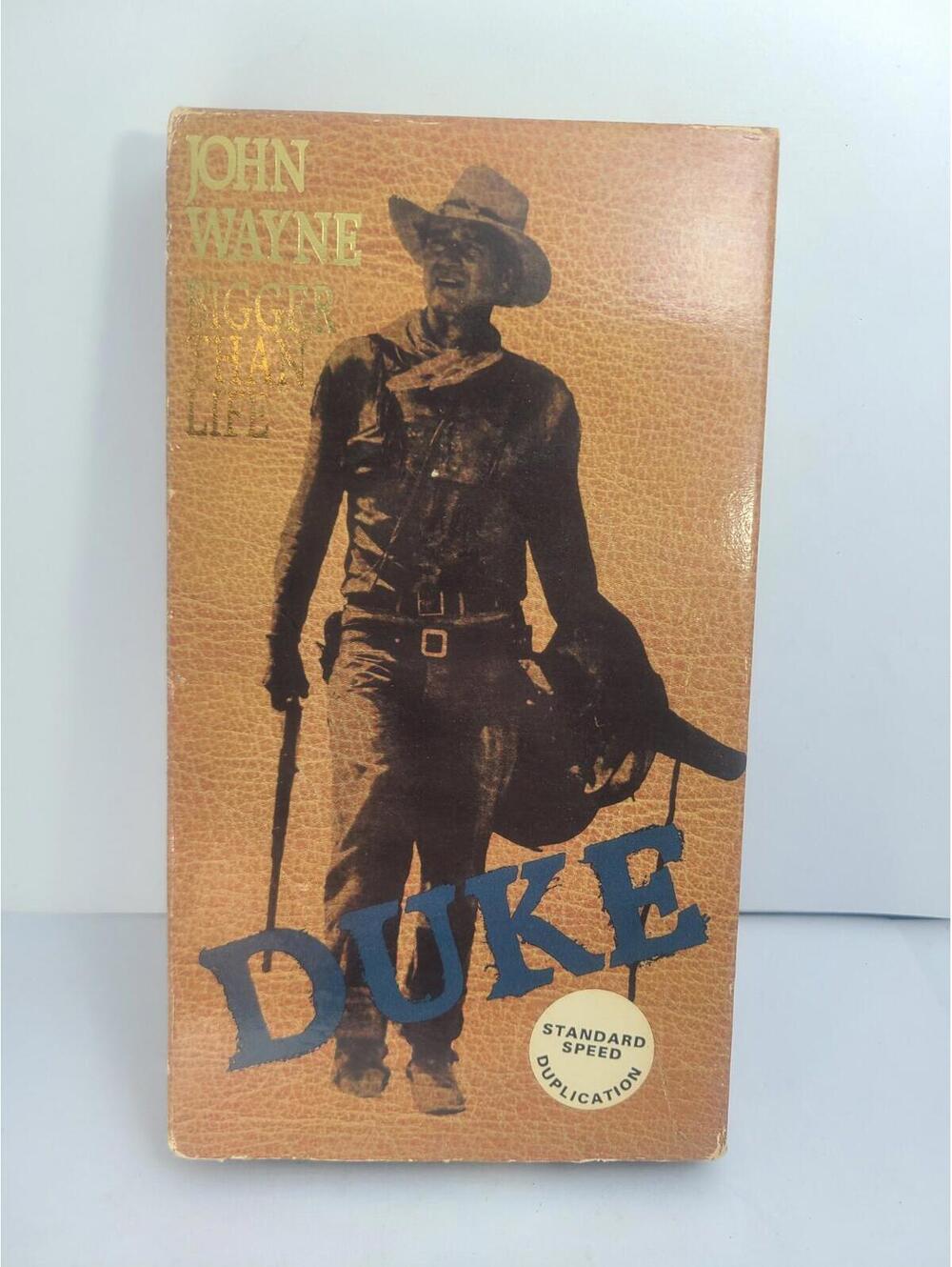 Duke - John Wayne Bigger Than Life VHS Tape, Color/Black and White